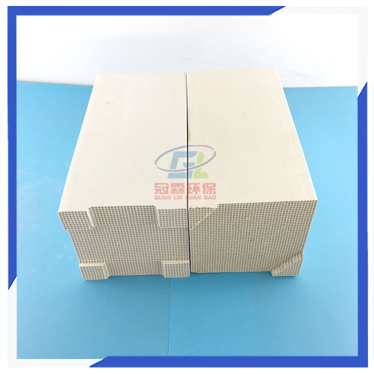 RTO蜂窩陶瓷蓄熱磚150x150x300mm，單槽